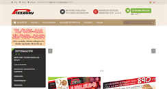 Desktop Screenshot of pizzaboypecs.hu