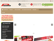 Tablet Screenshot of pizzaboypecs.hu